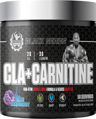 dexter jackson DJSS BLACK SERIES CLA + CARNITINE 50 SERVING BLUERASPBERRY Nutrition Bars