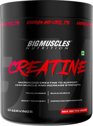 BIGMUSCLES NUTRITION Creatine Monohydrate [66 Servings] | Supports Lean Muscle Building & Recovery | Creatine