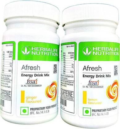 Herbalife Nutrition AFRESH LEMON AND GINGER PACK OF 2 Protein Blends