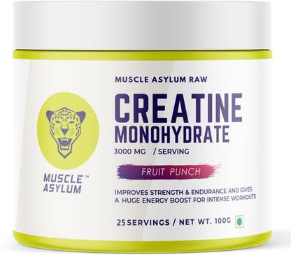 Muscle Asylum Micronized Creatine Monohydrate Powder 20 Serving Creatine