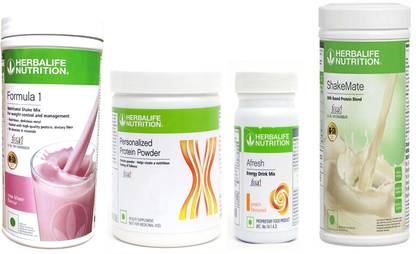 HERBALIFE FORMULA1ROSEKHEER500PROTIEN 200GAFRESH ENERGY DRINK PEACH 50 G SHAKEMATE 500 G Protein Shake