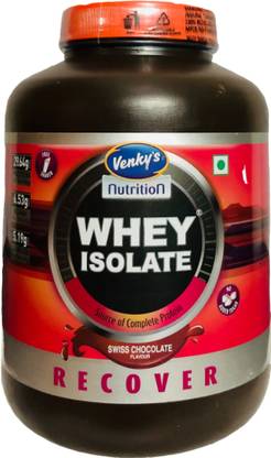 Venky's WHEY ISOLATE 2KG WITH SHAKER (SWISS CHOCOLATE) Whey Protein