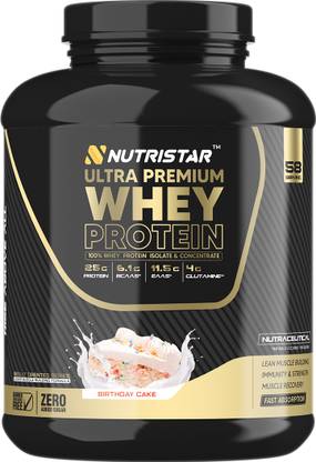 Nutristar Ultra Premium Whey Protein Powder For Post-Workout |58 Servings |Boosts Strength Whey Protein