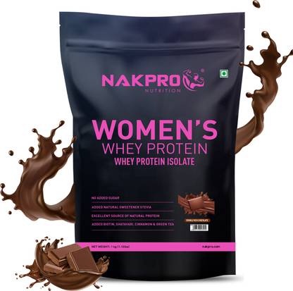 Nakpro Women's Whey Protein Powder, Added Vitamins & Minerals, Whey Protein
