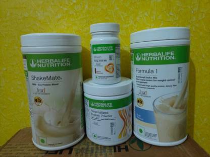 HERBALIFE WEIGTH LOSS COMBO KULFI SHAKE PROTEIN POWDER200GM AFRESH ELAICHI Protein Shake