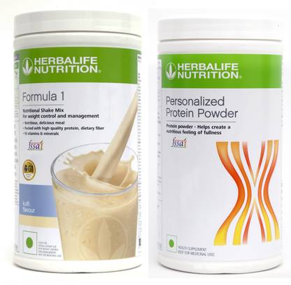 HERBALIFE Formula 1 Nutritional Shake Kulfi Flavor With Protein Powder 400 Gram प्लांट-बेस्ड प्रोटीन