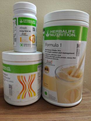 Herbalife Nutrition Formula 1 Nutritional Shake Vanilla with Ginger Afresh Protein Blends