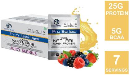 Muscle Trail Pro Series |7 servings |Primary Source Isolate |5g BCAA, 25g 100% Natural Whey Protein