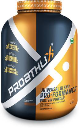 Proathlix Universal Blend Pro-Formance Protein Powder 2KG (Dark Chocolate) Whey Protein