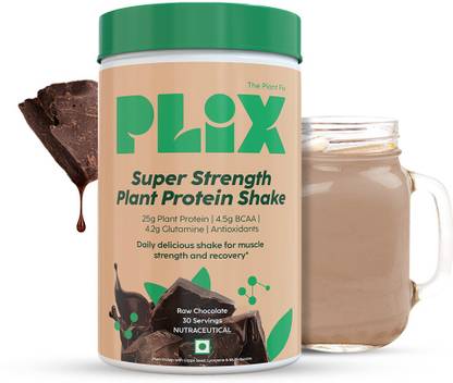 The Plant Fix Plix Strength Vegan, Antioxidants, Digestive Enzymes, 25 Grams (30 Servings) Plant-Based Protein
