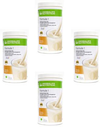 HERBALIFE Formula 1 Shake Banana Caramel Flavor 4 PIECES For Weight Loss Protein Shake