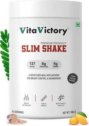 Vita Victory Meal Replacement Shake, 100% Vegan Weight Loss Drink, with 24 Ayurvedic Herbs Protein Shake