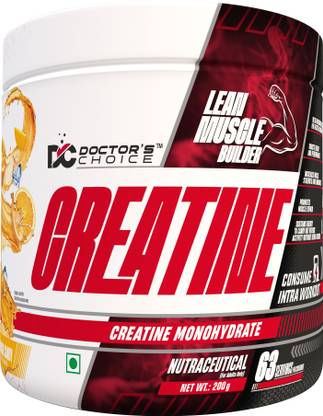 DOCTOR'S CHOICE Creatine Monohydrate Enhanced Absorption | 100% Pure Creatine