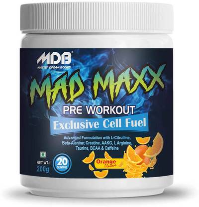 Master Dream Bodies Pre Workout | Caffeine, Creatine, Citrulline, Beta-Alanine, AAKG Pre Workout