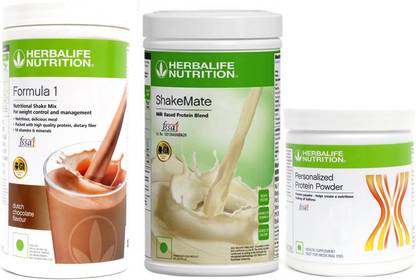 Herbalife Nutrition formula 1 chocolate 500g + shakemate 500g + protein powder 200g Plant-Based Protein