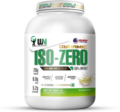 WN WORLD NUTRITION Dynamic ISO-Zero 100% Whey Protein Isolate Whey Protein