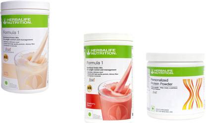 HERBALIFE Formula 1 Shake VANILLA+STRAWBERRY+Protein Powder 200 GSTRAWBram Protein Shake