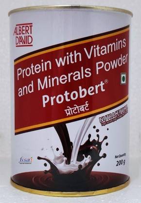 PROTOBERT Protein Powder Vitamin B12 Calcium Iron Stamina Muscle Strength Nutrition Health Protein Blends