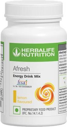 HERBALIFE Afresh Energy Drink Mix (50 g) Lemon Flavour Protein Blends