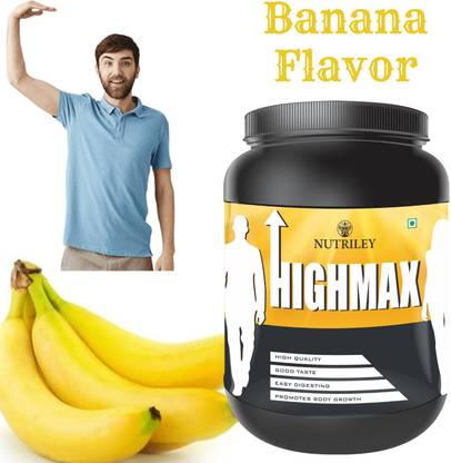 NUTRILEY Highmax Height Increase Powder Height Supplement Height Growth Powder Protein Weight Gainers/Mass Gainers