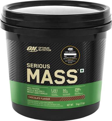 Optimum Nutrition (ON) Serious High Protein Weight / Mass Gainers with Vitamins,Minerals& Creatine Weight Gainers/Mass Gainers