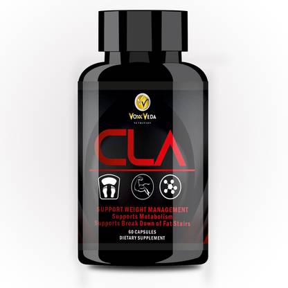 Voxxveda Nutrition CLA for Weight Management, metabolism support and Fat Break Down Vegan Supplement Plant-Based Protein