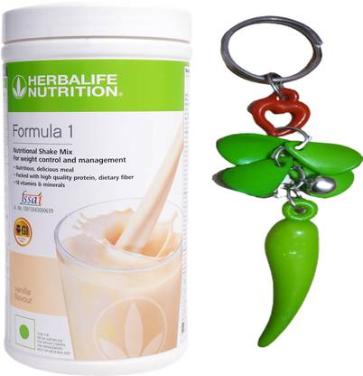 HERBALIFE Formula 1 Shake - Vanilla Flavor With Unique Key Chain Protein Shake