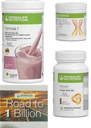 HERBALIFE Formula 1 Rose kheer , PP Powder 200 G , Afresh Energy Mix - Eilachi Protein Shake