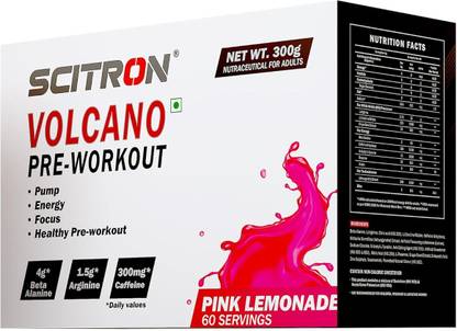 Scitron VOLCANO PRE WORKOUT 60SER (PINK LAMONADE) Pre Workout