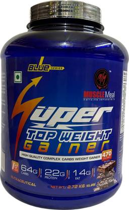 Muscle Meal Super Top Weight Gainer-Muscle Building Supplement with Complex Carbs Weight Gainers/Mass Gainers