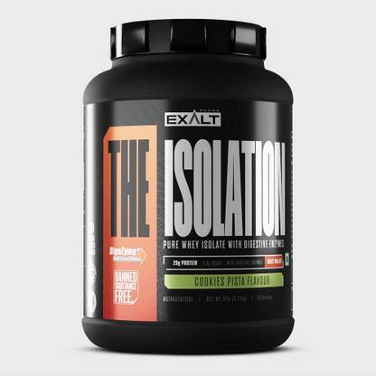 EXALT SUPPS The Isolation Whey Isolate with Digestive Enzymes 25g Protein Zero Added Sugar Whey Protein
