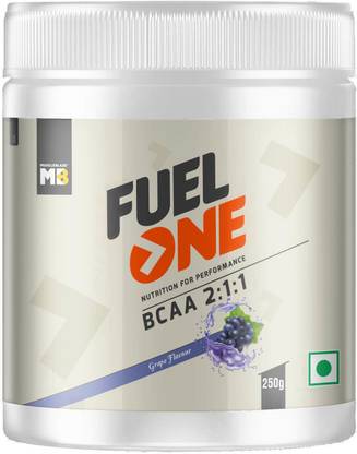 MUSCLEBLAZE Fuel One BCAA 2:1:1, 5 g BCAAs (Grape, 250 g / 0.55 lb) BCAA