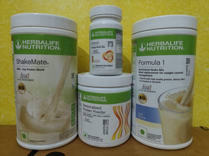 HERBALIFE FORMULA 1 KULFI SHAKE MIX AND PROTEIN POWDER200GM SHAKEMATE AFRESH CINNAMON Protein Shake