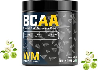 WrestleMania NUTRITION BCAA [25 Servings] -100% Micronized Vegan Muscle Recovery & Endurance BCAA