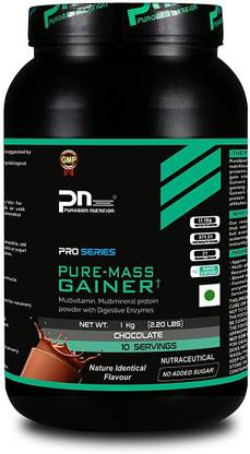 Purobien Nutrition Pure Mass Gainer, Multivitamin,Multimineral Protein With Digestive Enzymes Weight Gainers/Mass Gainers