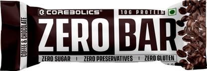 Corebolics ZERO BAR (10 GM PROTEIN, 8 BARS) |1 BOX - 8 PC | 40 gm Protein Bar | Protein Bars