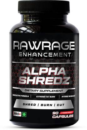 Rawrage Alpha Shredz Extreme Fat Burn Formula | 90 Capsules