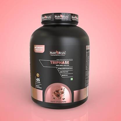 NUTRI BRYTE TRIPHASE 2kg/4.4LBS Whey Protein