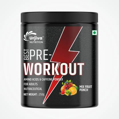 Urjiva NUTRITION BEST PRE-WORKOUT Amino Acid & Caffeine Powder For Adults Pre Workout