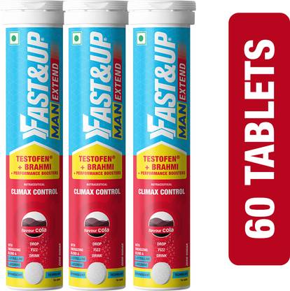 FAST&UP Man Extend | Nitric Booster & Energizing Blend for Prolonged Performance -cola