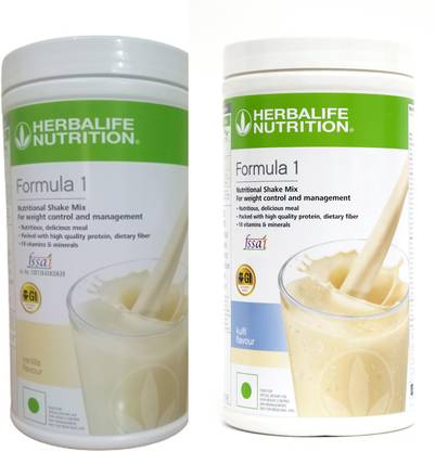 HERBALIFE Formula 1 shake mix Vanilla and Kulfi Flavour for weigtt loss Plant-Based Protein