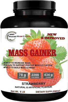 weight mass gainer Mass Strawbery with Loaded Protein Weight Gainers/Mass Gainers