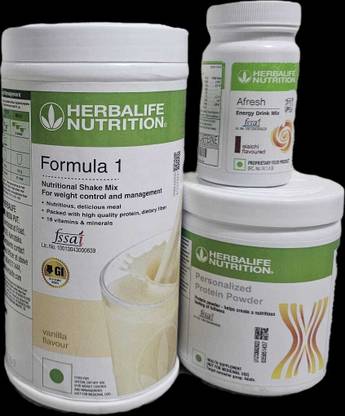 HERBALIFE vanilla SHAKE PROTEIN 200GM KASHMIRI AFRESH Energy Bars