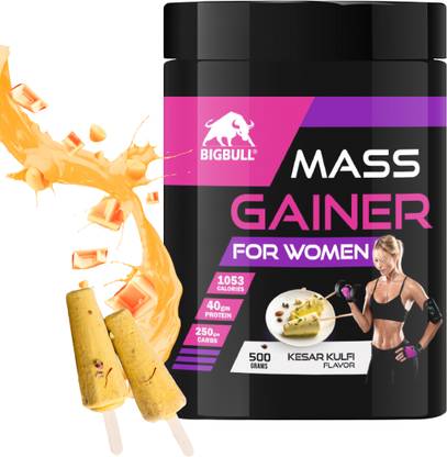 Big Bull Women Mass Gainer with 40gm Protein | High calories weight gainer for women Weight Gainers/Mass Gainers
