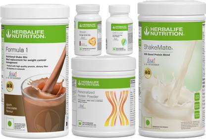 Herbalife Nutrition Formula 1 Shake Afresh Energy Drink Protein 200 g Shakemate Cell u loss Tablets Protein Shake