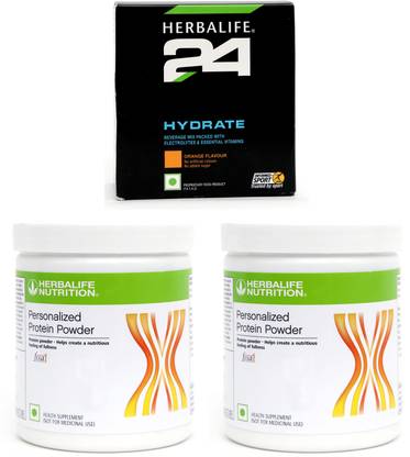 Herbalife Nutrition H-24 hydrate - 5gm *20 sachets + protein powder 200g 2pc Plant-Based Protein