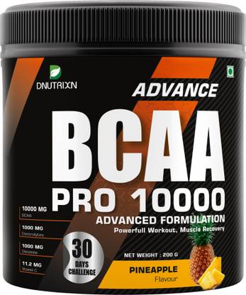 DNUTRIXN Advance BCAA Pro 10,000| 30 Days Challenge| Electrolytes,Muscle Recovery-Workout BCAA