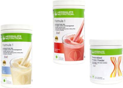 HERBALIFE Formula 1 Shake KULFI +STRAWBERRY +Protein Powder 200 Gram Protein Shake