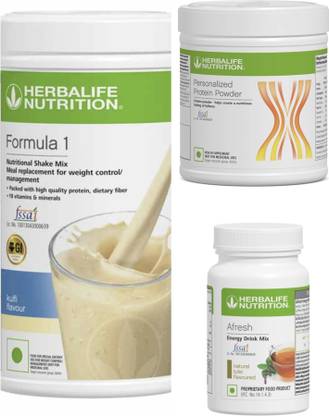 HERBALIFE F1 SHAKE Kulfi , PP Powder 200 G , Afresh - Tulsi Protein Shake