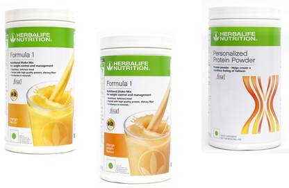 HERBALIFE Formula 1 Shake Mango & Orange Cream Flavor With Protein Powder 400 Gram Protein Shake